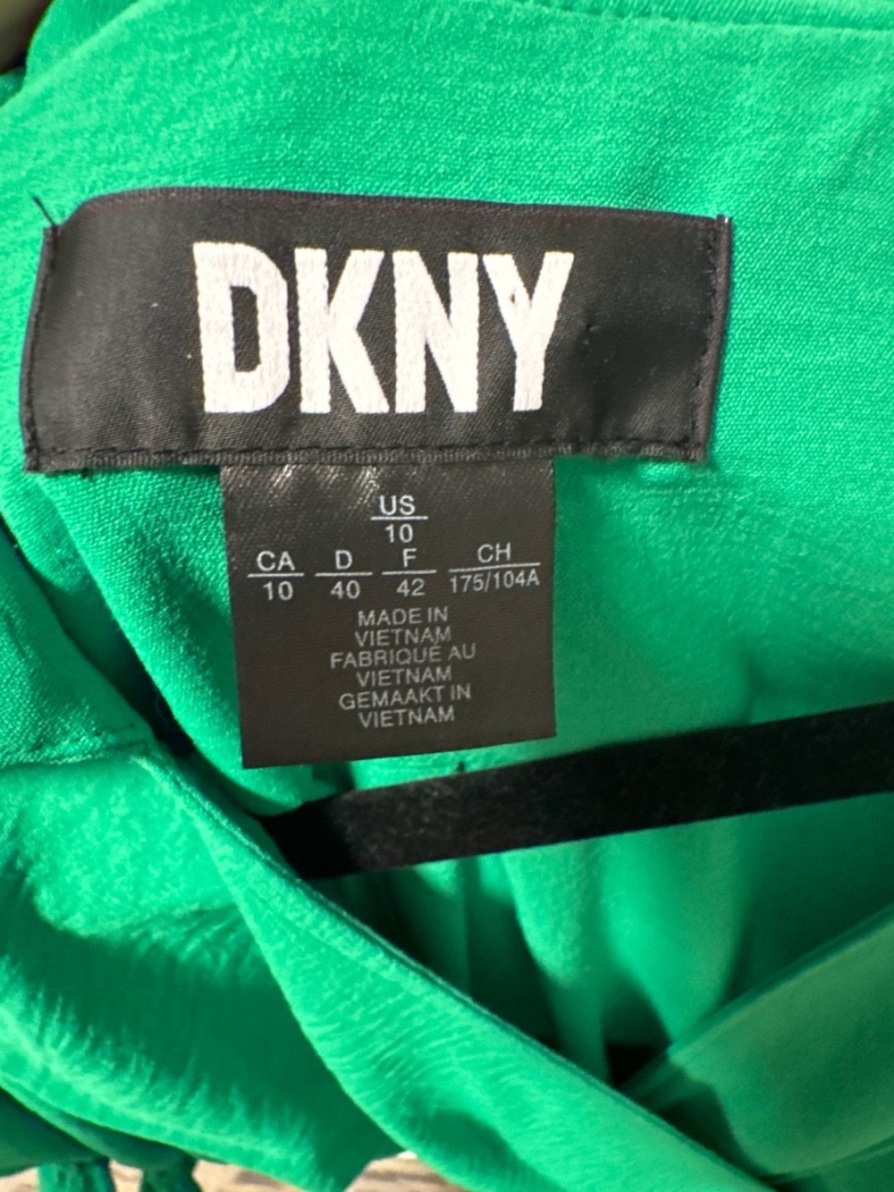 DKNY midi-dress with collar & detachable belt - Picture 3 of 4